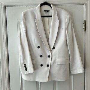 Double Breasted Linen Blazer